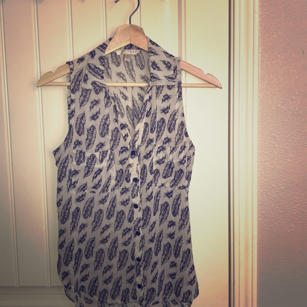 Feather blouse